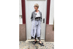  studiob3, Open Coat BRANNA In Grey Old Dye