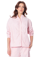 ULI SCHNEIDER, Rüschenbluse aus Baumwoll-Taft