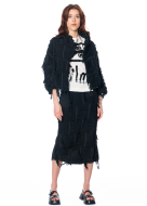RUNDHOLZ DIP, fringed layered skirt 1252020305 