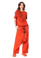 RUNDHOLZ DIP, verwaschene Statement-Hose 1252030115