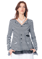 PLUSLAVIE PLÜ, Cardigan mit Rüschensaum RÜ JARDIGAN