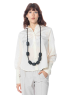 maria calderara, Schlaufenkette mit ovalen Perlen