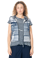 RUNDHOLZ BLACK LABEL, wattierte Weste mit Kapuze 1253211001