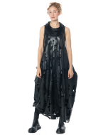 maria calderara, Kunstlederkleid mit Laser-Cut-Outs - Nobananas - Bild 2