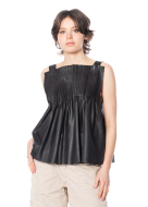 annette görtz, Ledertop ALO mit Raffungen