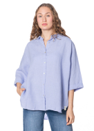 HENRY CHRIST, Bluse mit 3/4 Ärmeln