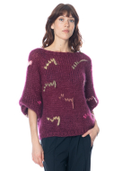 Atelier Basile, Pullover PAULETTE Burgundy