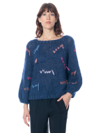Atelier Basile, Pullover PAULETTE Navy Blue