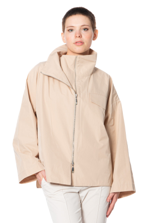 ULI SCHNEIDER, schlichtes Blouson mit doppeltem Reißverschluss