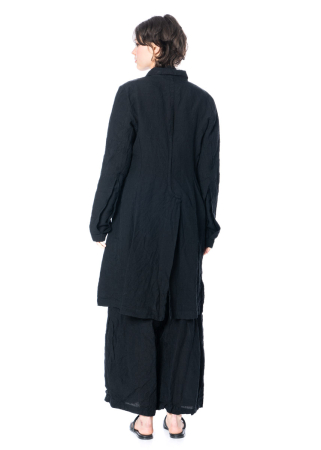 RUNDHOLZ, taillierter Sommermantel aus Leinen 1251021208