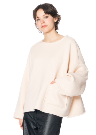 ULI SCHNEIDER, Oversize-Pullover aus Baumwollsweat