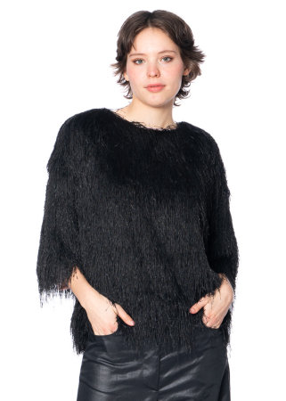 ULI SCHNEIDER, extravagante Fransen-Bluse