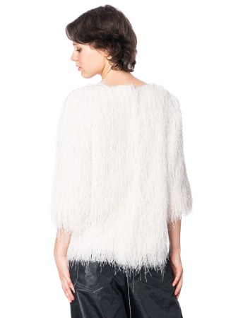 ULI SCHNEIDER, extravagante Fransen-Bluse