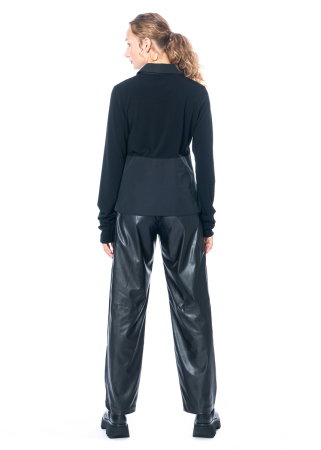 ULI SCHNEIDER, vegane Leder-Cargohose