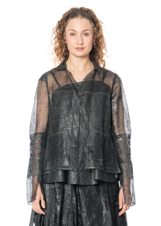 RUNDHOLZ, blazer jacket with shimmer effect 1251051118