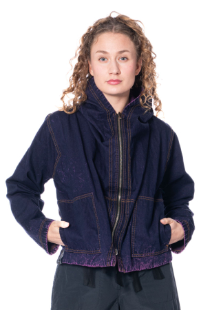 KIMONORAIN, Jacke aus wasserabweisendem Denim