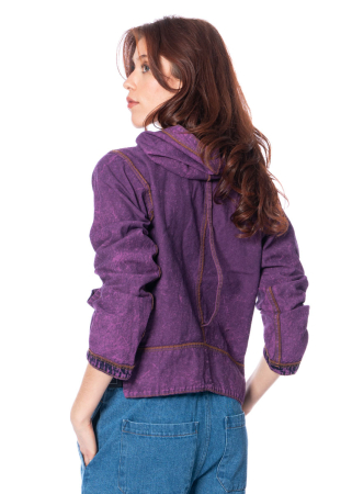 KIMONORAIN, Jacke aus wasserabweisendem Denim