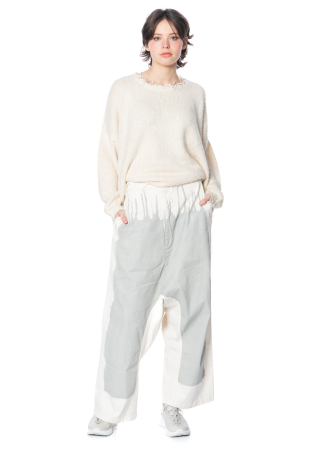 RUNDHOLZ, ikonische, handbemalte Hose 1251110103