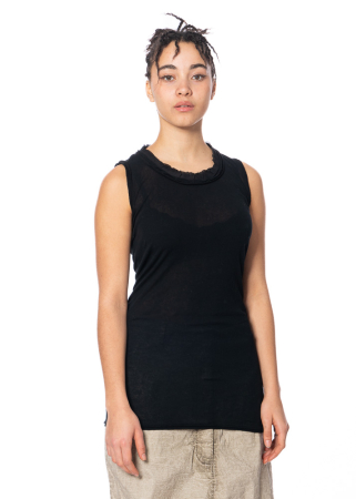 RUNDHOLZ, Tanktop aus halbtransparenter Baumwolle 1241180804