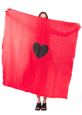 PLUSLAVIE PLÜ, Schal SHAWL HEART