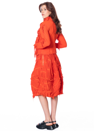 RUNDHOLZ DIP, extravaganter Rock mit Fransen 1252020301