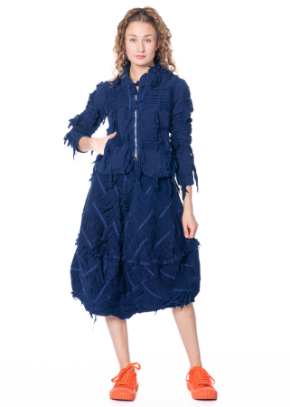 RUNDHOLZ DIP, skirt with decorative fringes 1252020301