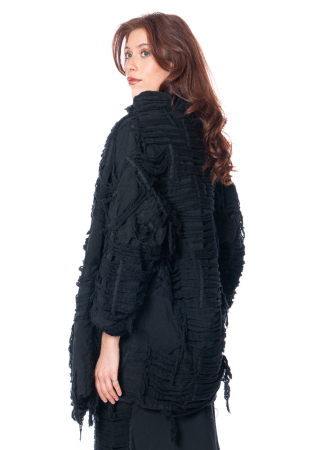 RUNDHOLZ DIP, extravaganter Mantel im Edgy-Look 1252021203 