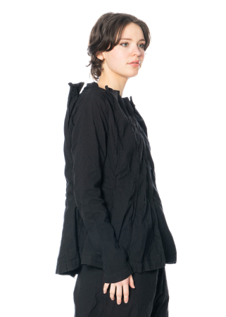 RUNDHOLZ DIP, skulpturale Jacke in A-Linie 1252241103