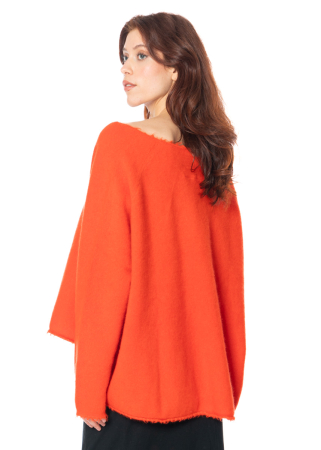 RUNDHOLZ DIP, weicher Pullover mit Fransen 1252400702