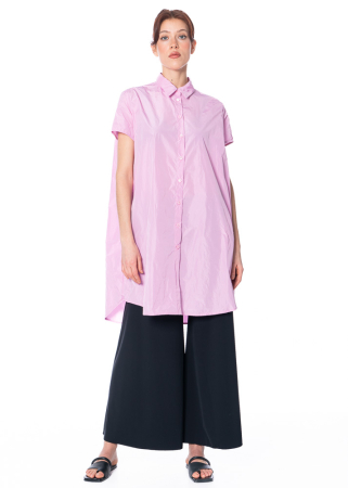 KATHARINA HOVMAN, Bluse OVERSIZE m. kurzen Ärmeln 251262 A