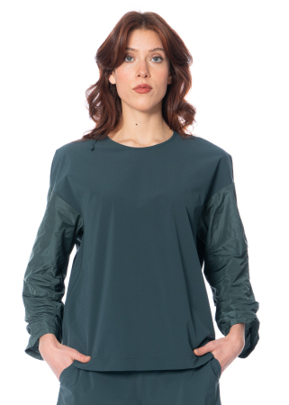 KATHARINA HOVMAN, Shirt aus Materialmix MIX SHIRT 251367
