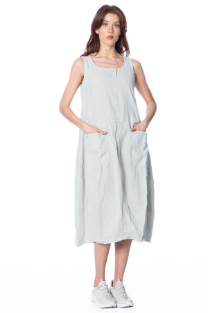 RUNDHOLZ BLACK LABEL, ärmelloses Leinenkleid 1253540912