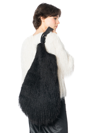 ULI SCHNEIDER, extravagante Fransen-Tasche