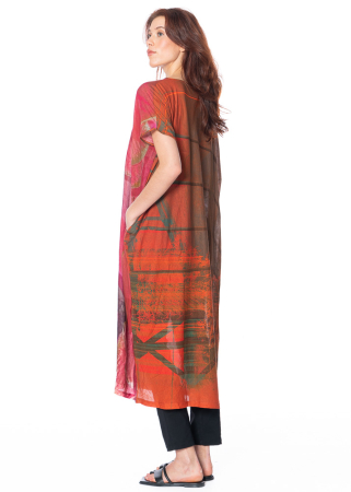 BARBARA BOLOGNA, Schlauchkleid mit Druck x SHOW2