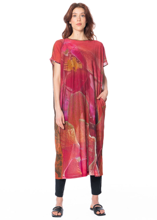 BARBARA BOLOGNA, Schlauchkleid mit Druck x SHOW2