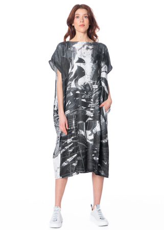 BARBARA BOLOGNA, schönes Kleid mit Multi Print