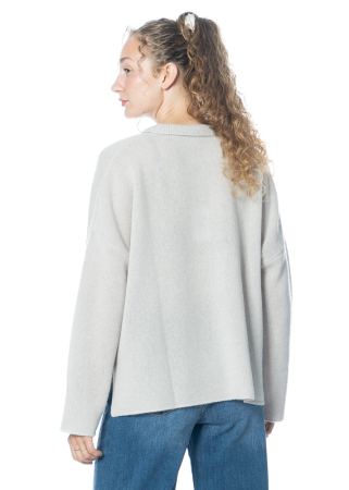 HENRY CHRIST, Langarm-Poloshirt aus Kaschmir