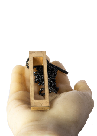 Parts of Four, lange Kette mit Keiltor Anhänger (AG+KA)