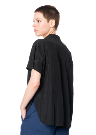 annette görtz, Bluse Horas mit V-Ausschnitt und Stoffeinsatz