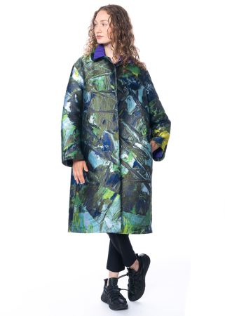 KATHARINA HOVMAN, coat with artful print Art Coat 226019-01