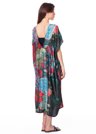 BARBARA BOLOGNA, langes bedrucktes Kleid EROT 1