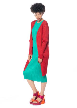 PLEATS PLEASE ISSEY MIYAKE, komfortables Kleid MAY in Grün