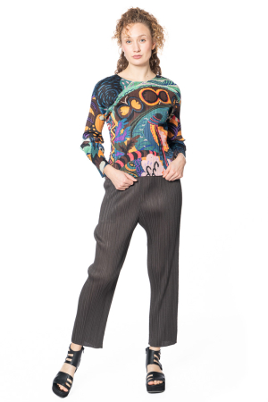 PLEATS PLEASE ISSEY MIYAKE, konische Hose JANUARY