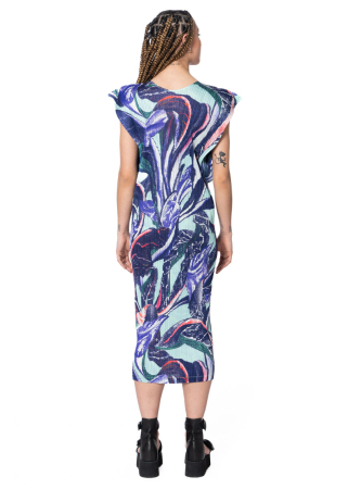 PLEATS PLEASE ISSEY MIYAKE, ärmelloses Kleid TARDIVO in Purple