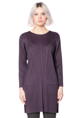 PLEATS PLEASE ISSEY MIYAKE, Tunika JANUARY dark purple