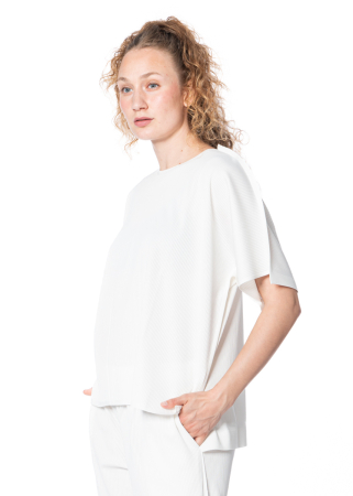 PLEATS PLEASE ISSEY MIYAKE, Shirt A-POC FORM Off White