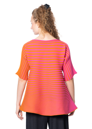 PLEATS PLEASE ISSEY MIYAKE T-Shirt BOUNCE KNIT pink