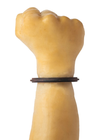 Parts of Four, minimalistischer Messingarmreif