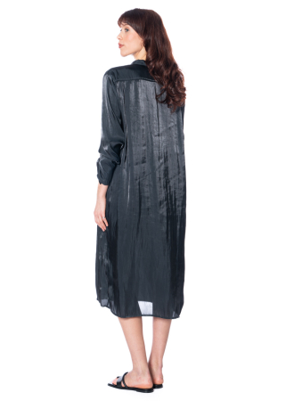 annette görtz, lange und glänzende Bluse SESIA