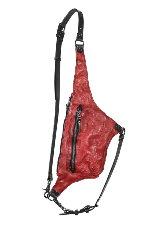 Téo+NG, Gürtel oder Umhängetasche KHAY in Rot